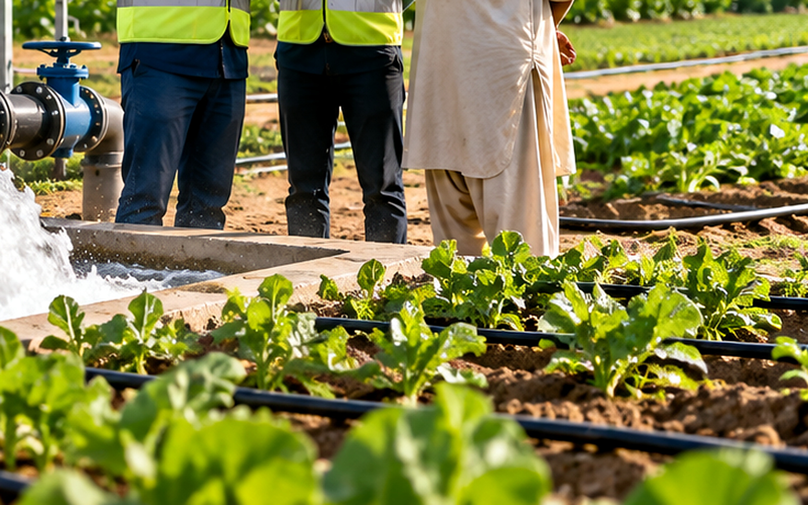Solar-powered drip irrigation and agricultural water system