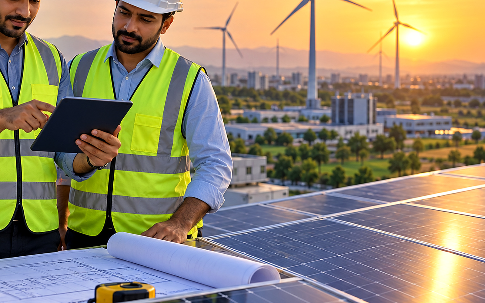 Commercial solar photovoltaic system